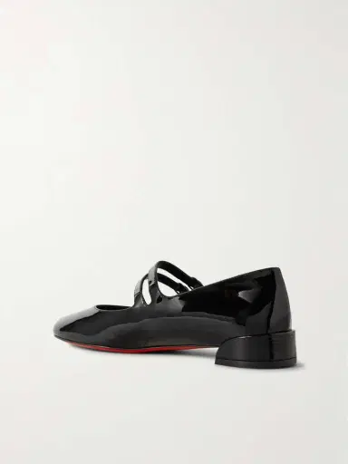 Christian Louboutin Sweet Jane Patent-leather Flats | Thumbnail 3 Christian Louboutin Sweet Jane Patent-leather Flats | Thumbnail 3