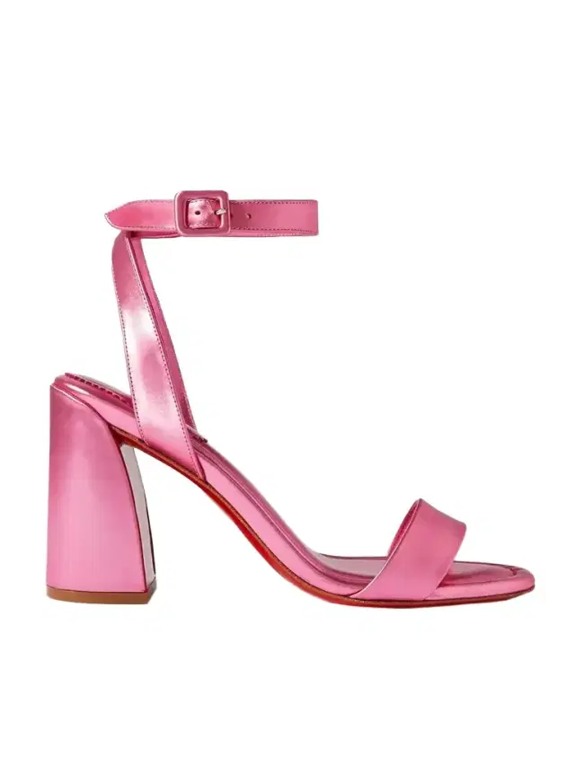 Miss Sabina 85 Metallic Satin Sandals