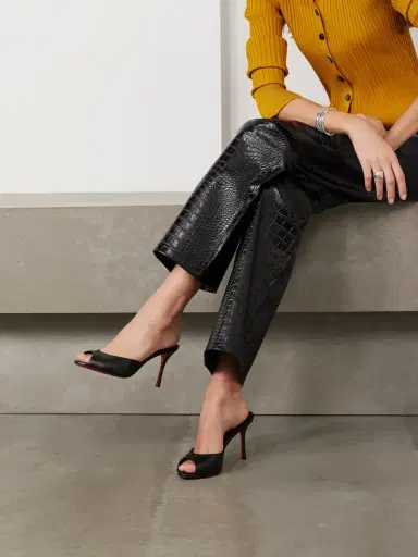 Christian Louboutin Me Dolly 85 Leather Sandals | Thumbnail 2 Christian Louboutin Me Dolly 85 Leather Sandals | Thumbnail 2