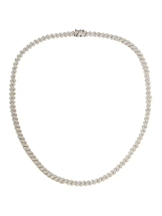 18-karat White Gold Diamond Necklace