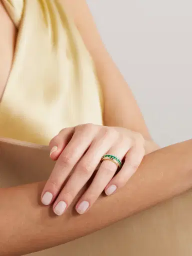 Anita Ko 18-karat Gold, Emerald And Diamond Ring | Thumbnail 2 Anita Ko 18-karat Gold, Emerald And Diamond Ring | Thumbnail 2