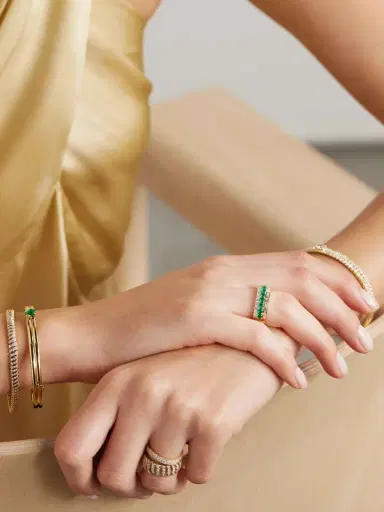 Anita Ko 18-karat Gold, Emerald And Diamond Ring | Thumbnail 5 Anita Ko 18-karat Gold, Emerald And Diamond Ring | Thumbnail 5
