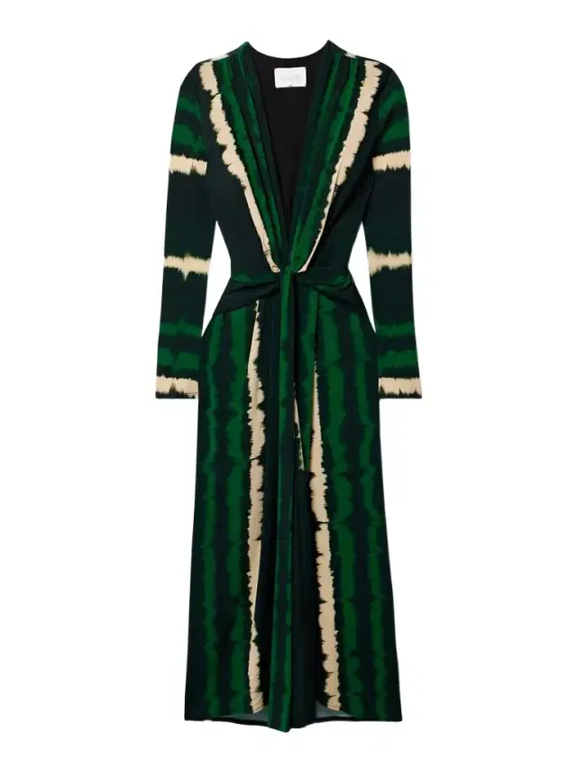 + Net Sustain Mito De Selva Twist-front Tie-dyed Stretch-jersey Midi Dress