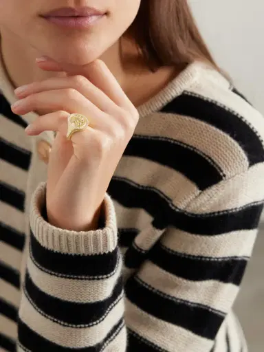 Anita Ko Zodiac 18-karat Gold Diamond Ring | Thumbnail 2