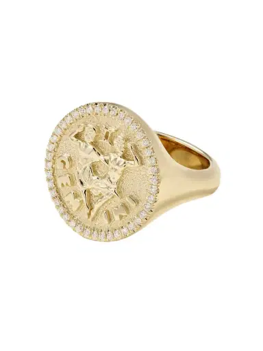 Anita Ko Zodiac 18-karat Gold Diamond Ring | Thumbnail 1