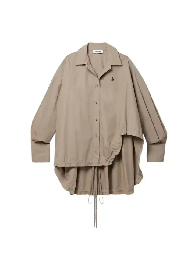 Oversized Embroidered Poplin Shirt