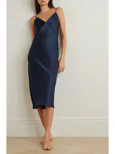 Olivia von Halle Issa Silk-satin Nightdress | Thumbnail 2 Olivia von Halle Issa Silk-satin Nightdress | Thumbnail 2