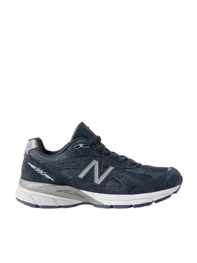 New Balance 990v4 Leather-trimmed Suede And Mesh Sneakers | Thumbnail 1