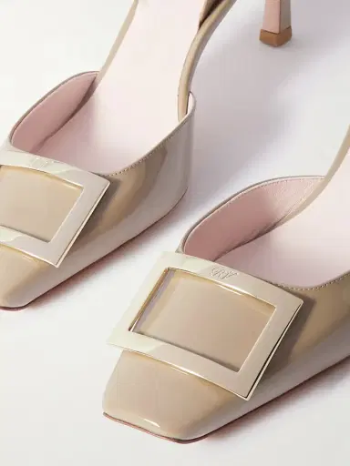 Roger Vivier Trompette 70 Patent-leather Slingback Pumps | Thumbnail 4