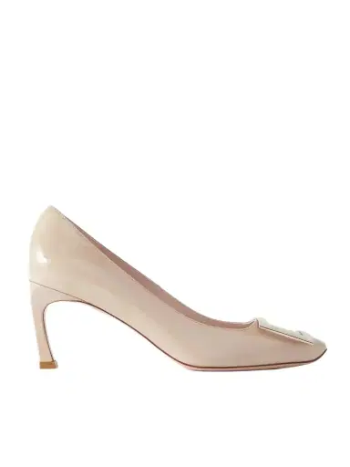 Roger Vivier Belle Vivier Trompette 70 Buckled Patent-leather Pumps | Thumbnail 1