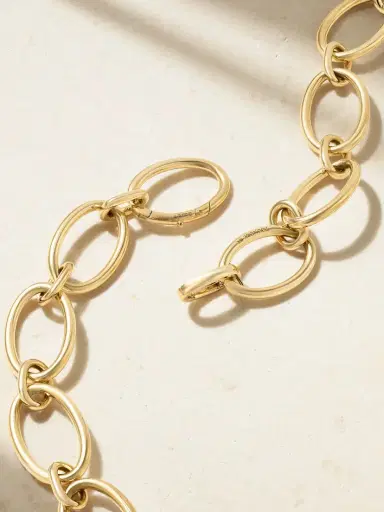 Foundrae Oval Link Chain 18-karat Gold Necklace | Thumbnail 3