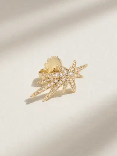 OLE LYNGGAARD COPENHAGEN Funky Shooting Stars 18-karat Gold Diamond Earring | Thumbnail 1 OLE LYNGGAARD COPENHAGEN Funky Shooting Stars 18-karat Gold Diamond Earring | Thumbnail 1