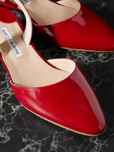 Manolo Blahnik Aspro 30 Patent-leather Pumps | Thumbnail 4 Manolo Blahnik Aspro 30 Patent-leather Pumps | Thumbnail 4