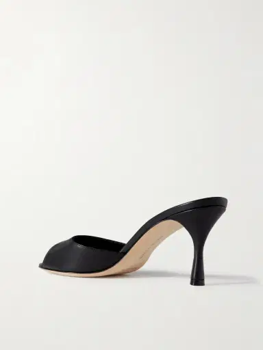 Manolo Blahnik Jada 70 Leather Mules | Thumbnail 3 Manolo Blahnik Jada 70 Leather Mules | Thumbnail 3