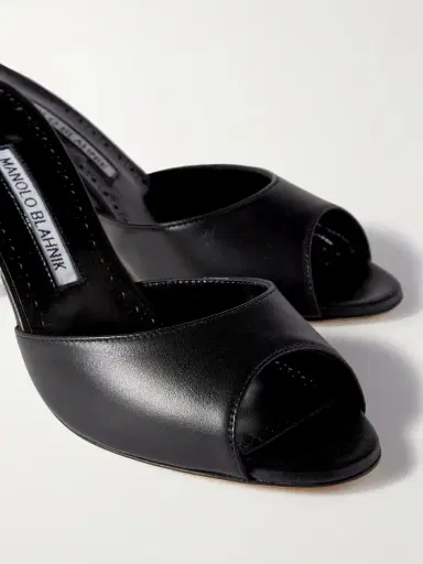 Manolo Blahnik Jada 70 Leather Mules | Thumbnail 4 Manolo Blahnik Jada 70 Leather Mules | Thumbnail 4