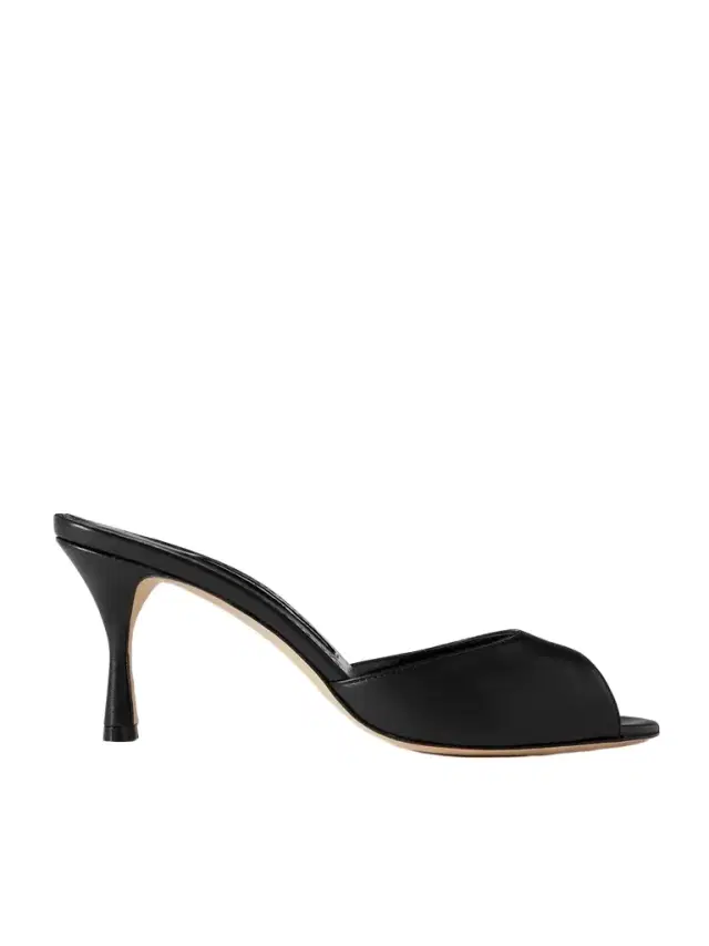 Manolo Blahnik Jada 70 Leather Mules