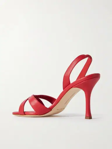 Manolo Blahnik Callasli 90 Leather Slingback Sandals | Thumbnail 3 Manolo Blahnik Callasli 90 Leather Slingback Sandals | Thumbnail 3