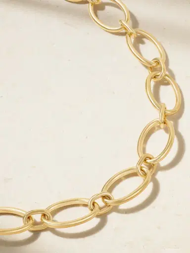 Foundrae Oval Link Chain 18-karat Gold Necklace And Bracelet Set | Thumbnail 4 Foundrae Oval Link Chain 18-karat Gold Necklace And Bracelet Set | Thumbnail 4