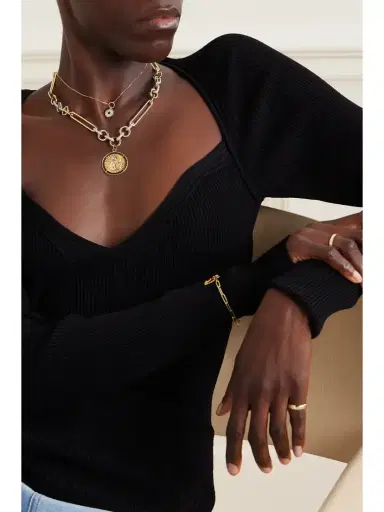 Foundrae Wholeness Convertible 18-karat Yellow And White Gold Diamond Necklace | Thumbnail 5 Foundrae Wholeness Convertible 18-karat Yellow And White Gold Diamond Necklace | Thumbnail 5