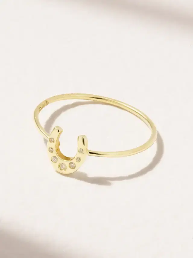Jennifer Meyer 18-karat Gold Diamond Ring