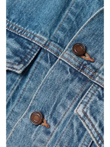 Saint Laurent Cropped Denim Jacket | Thumbnail 4 Saint Laurent Cropped Denim Jacket | Thumbnail 4