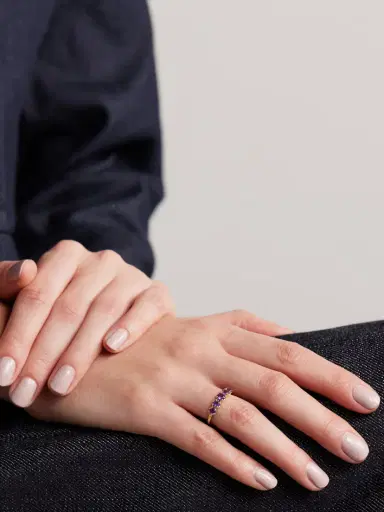 Jennifer Meyer 18-karat Gold Amethyst Ring | Thumbnail 2
