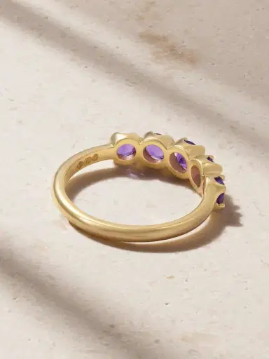 Jennifer Meyer 18-karat Gold Amethyst Ring | Thumbnail 3