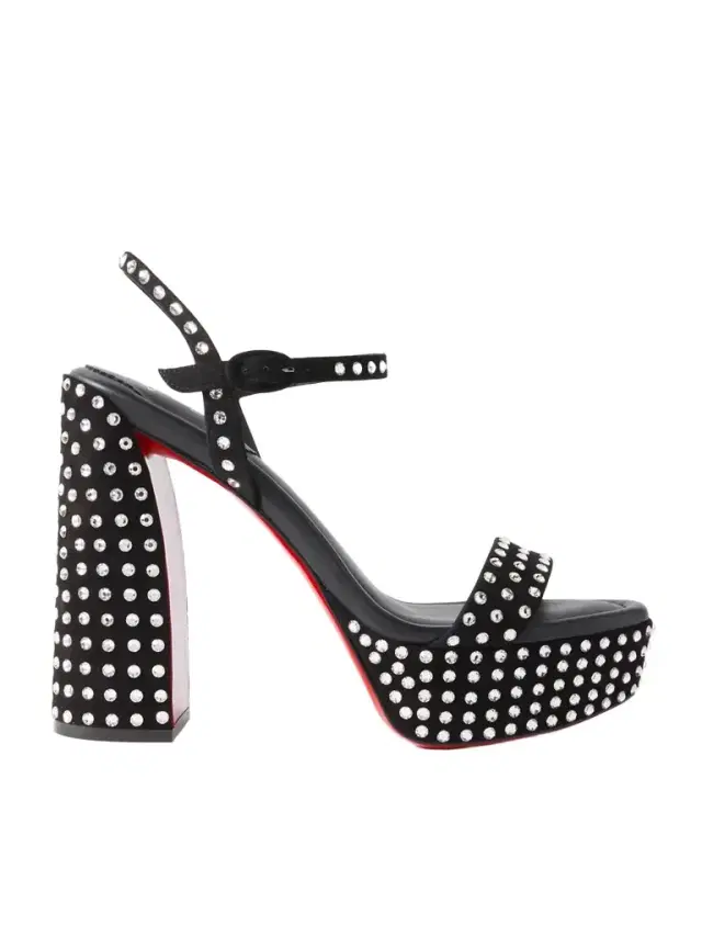 Movida Jane 130 Crystal-embellished Suede Platform Sandals