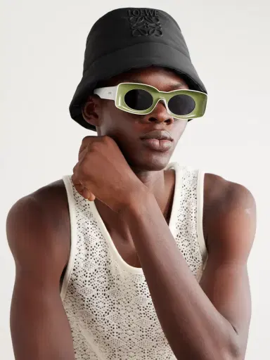 Loewe Logo-Appliquéd Padded Nylon Bucket Hat - Men | Thumbnail 5 Loewe Logo-Appliquéd Padded Nylon Bucket Hat - Men | Thumbnail 5