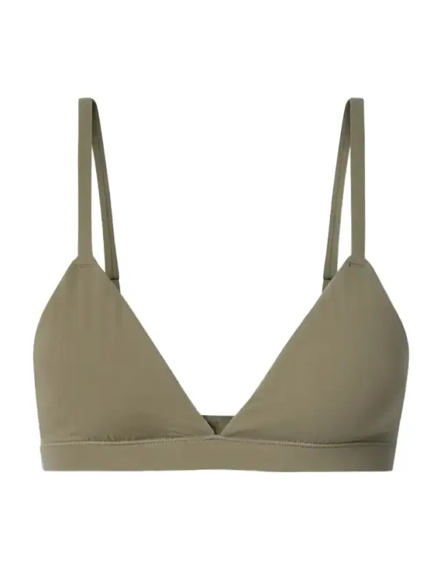 Fits Everybody Triangle Bralette - Khaki