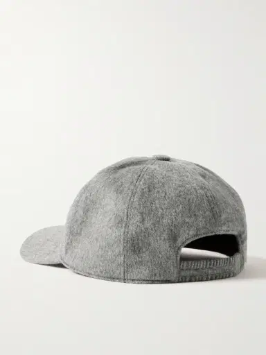 Loro Piana Logo-Embroidered Storm System Baby Cashmere Baseball Cap - Men | Thumbnail 3