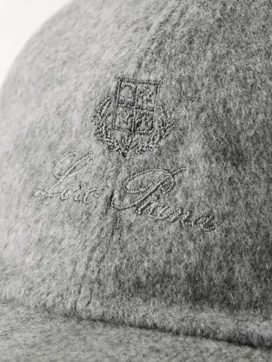 Loro Piana Logo-Embroidered Storm System Baby Cashmere Baseball Cap - Men | Thumbnail 4