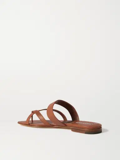 Manolo Blahnik Susa Leather Sandals | Thumbnail 3 Manolo Blahnik Susa Leather Sandals | Thumbnail 3