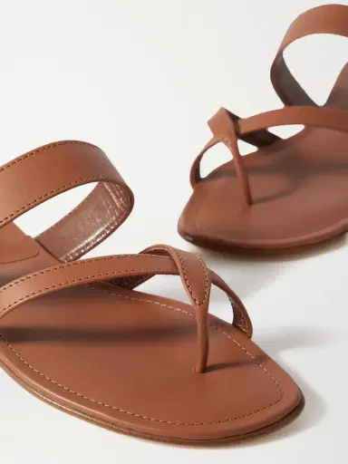 Manolo Blahnik Susa Leather Sandals | Thumbnail 4 Manolo Blahnik Susa Leather Sandals | Thumbnail 4