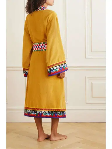 Dolce & Gabbana Printed Cotton-terry Robe | Thumbnail 3 Dolce & Gabbana Printed Cotton-terry Robe | Thumbnail 3