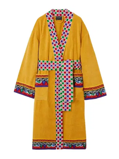 Dolce & Gabbana Printed Cotton-terry Robe | Thumbnail 1 Dolce & Gabbana Printed Cotton-terry Robe | Thumbnail 1