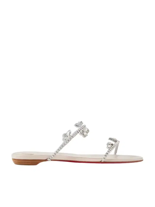 Just Queenie Crystal-embellished Pvc Sandals