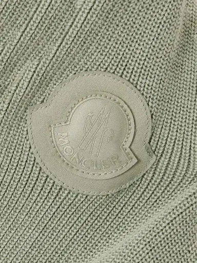 Moncler Quilted Shell And Ribbed Cotton Down Jacket - xx small | Thumbnail 4