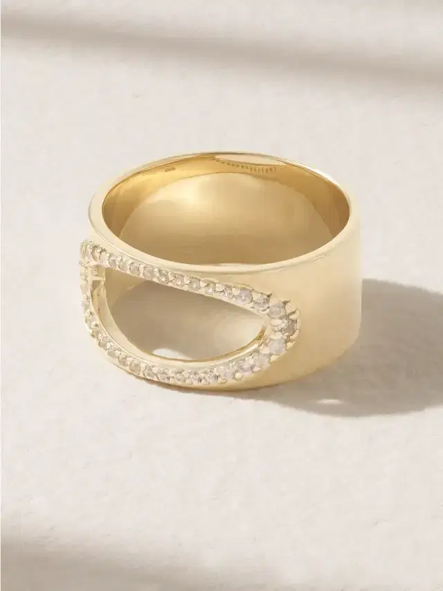 Gigi 9-karat Gold Sapphire Ring