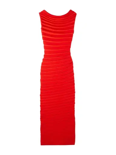 Alaïa Layered Knitted Maxi Dress | Thumbnail 1 Alaïa Layered Knitted Maxi Dress | Thumbnail 1