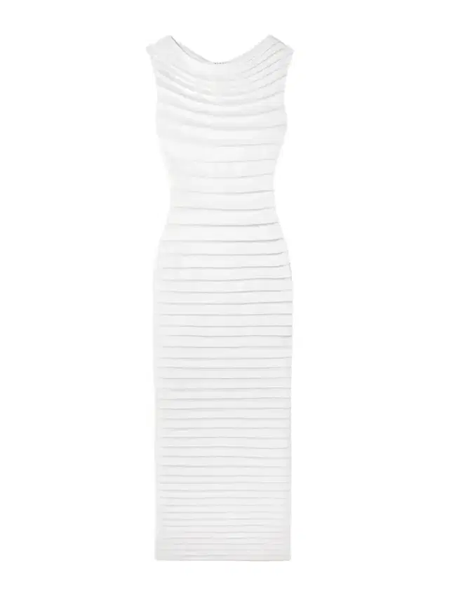Layered Knitted Maxi Dress