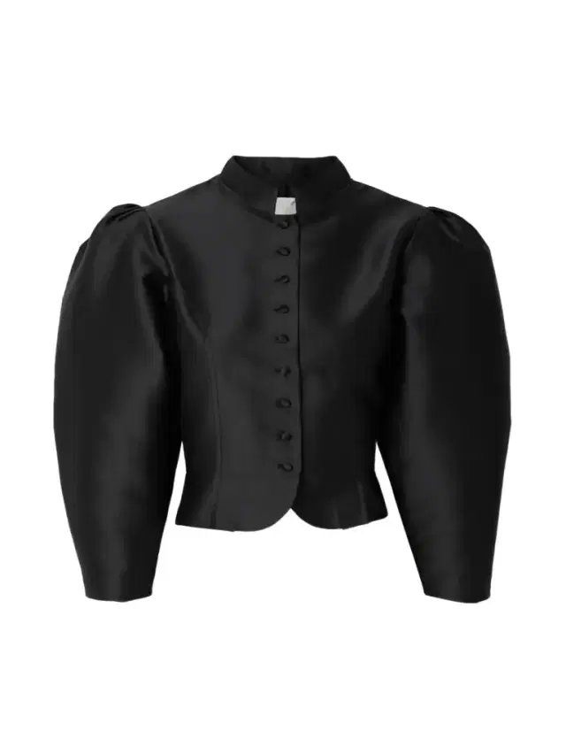 Amoako Cropped Faille Jacket