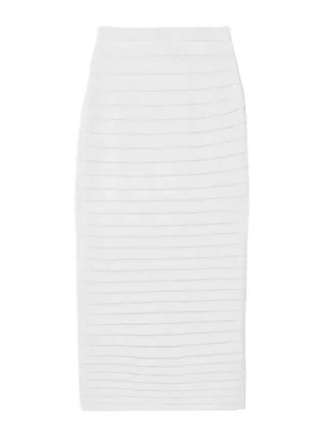 Alaïa Layered Stretch-knit Midi Skirt
