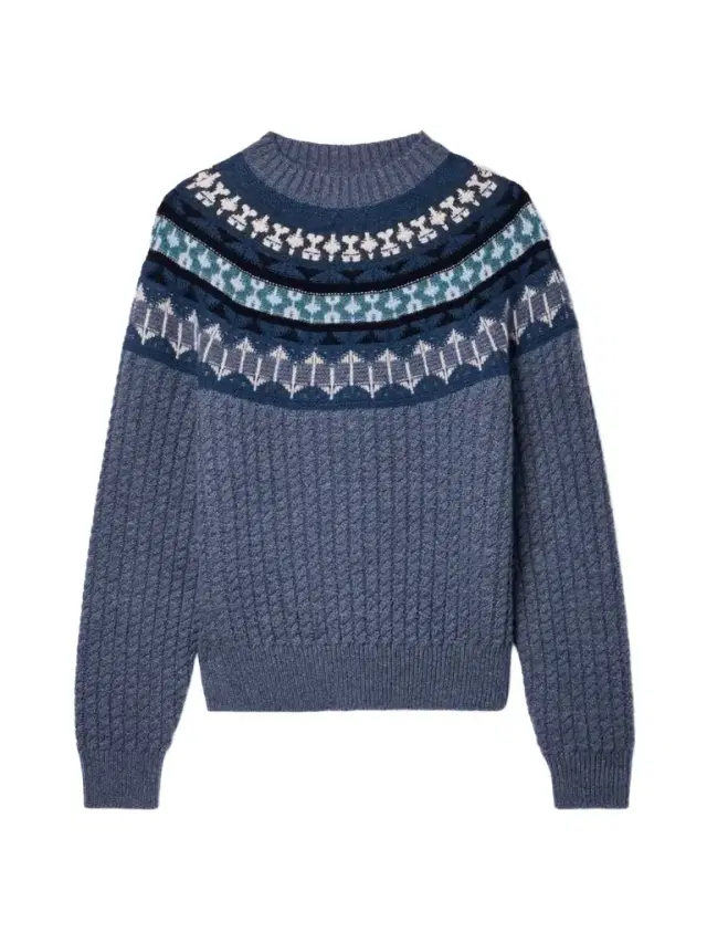 Loro Piana Noel Fair Isle Cable-knit Cashmere Sweater