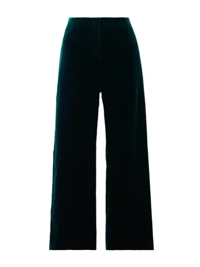 Loro Piana Niklas Cotton-blend Velvet Wide-leg Pants