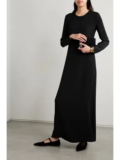 Loro Piana Angelica Cutout Silk-cady Maxi Dress | Thumbnail 2