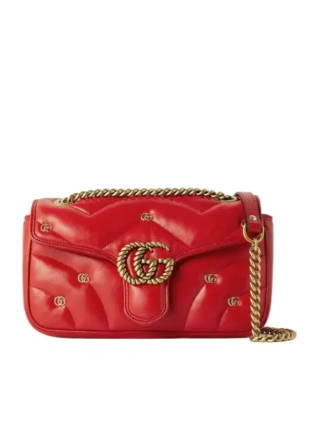 Gg Marmont 2.0 Embellished Matelassé Leather Shoulder Bag