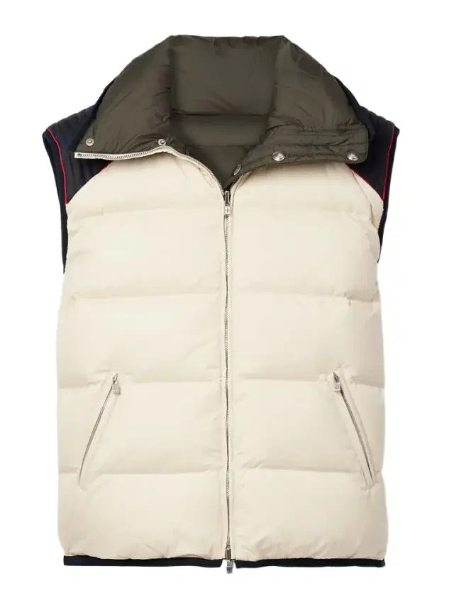 Loro Piana Andry Reversible Two-tone Quilted Shell Down Vest