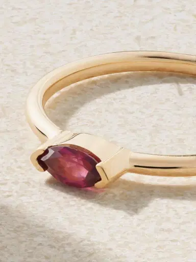 Melissa Joy Manning 14-karat Recycled Gold Rhodolite Ring | Thumbnail 4 Melissa Joy Manning 14-karat Recycled Gold Rhodolite Ring | Thumbnail 4