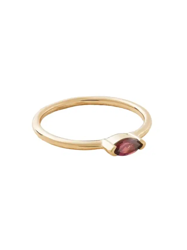 Melissa Joy Manning 14-karat Recycled Gold Rhodolite Ring